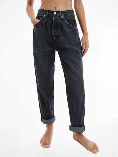 Calvin Klein Ruhák HU208937 | Calvin Klein Baggy Női Farmernadrág Szürke